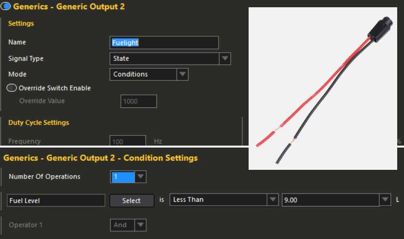 Fuel Level Warning Light