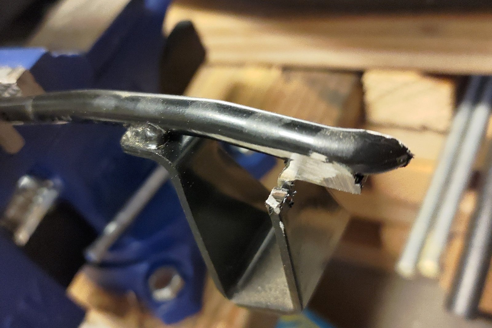 G35 Pedal Arm After Cutting